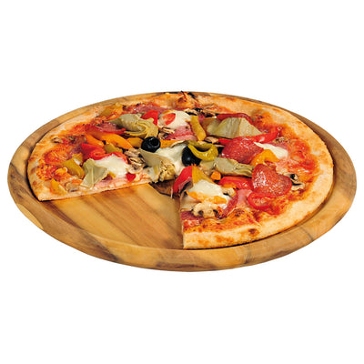 Deska do pizzy, Ø 32 cm, taca do serwowania z drewna akacjowego, Kesper
