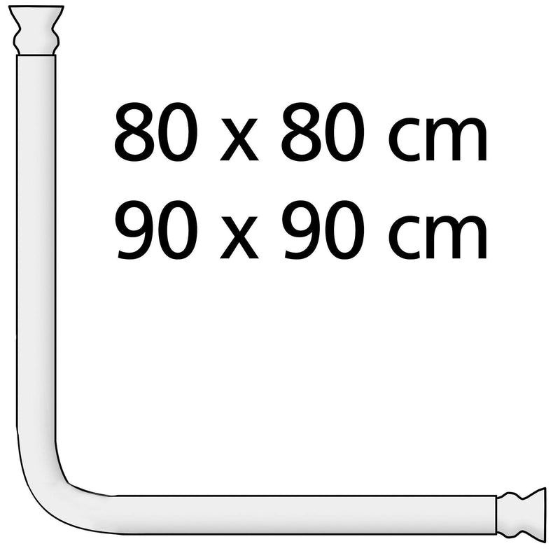 Drążek prysznicowy narożny 20 mm, Wenko