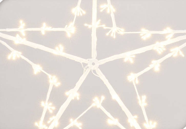 Oświetlenie świąteczne w kształcie gwiazdy, 80 cm, 320 lampek LED