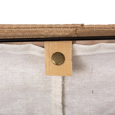 OUTLET Bambusowy kosz na pranie z pokrywą, 60 L
