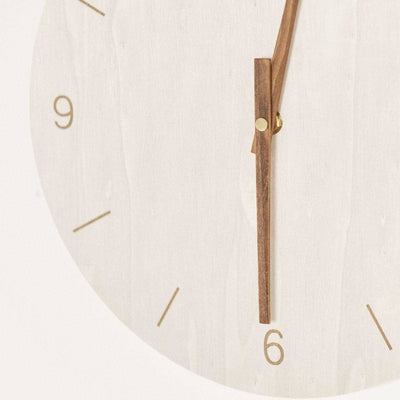 OUTLET Zegar ścienny drewniany Simplicity