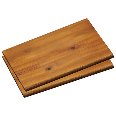 Zestaw dwóch desek do serwowania, drewno akacjowe, 23 x 15 cm, Kesper