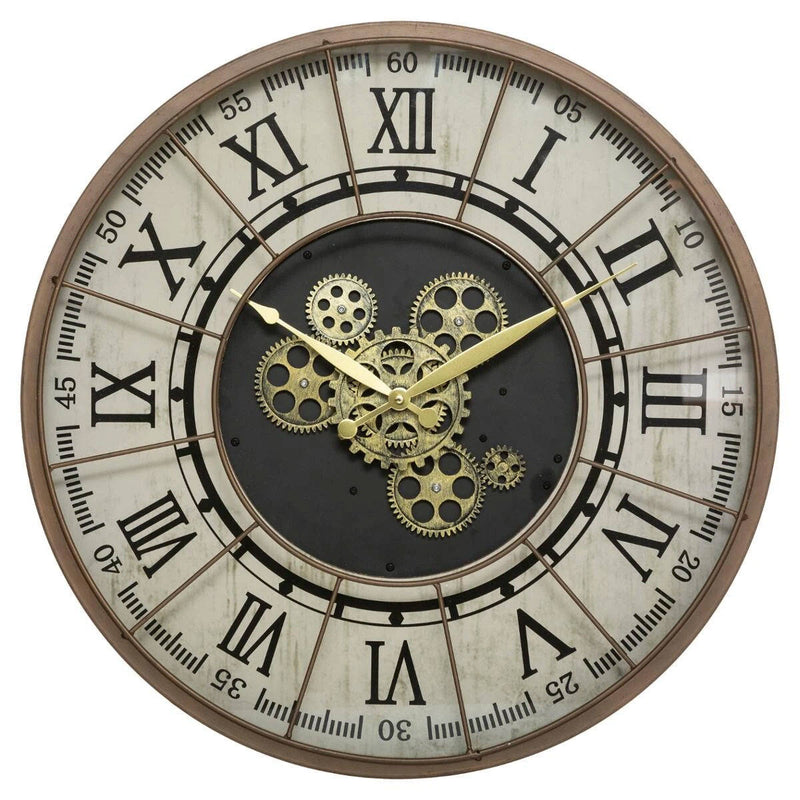 OUTLET Zegar ścienny STELLA, Ø 57 cm, z cyframi rzymskimi