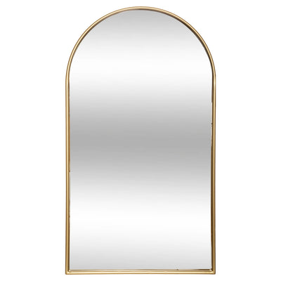 OUTLET Duże lustro ścienne JOYCE w złotej ramie, 60 x 106 cm