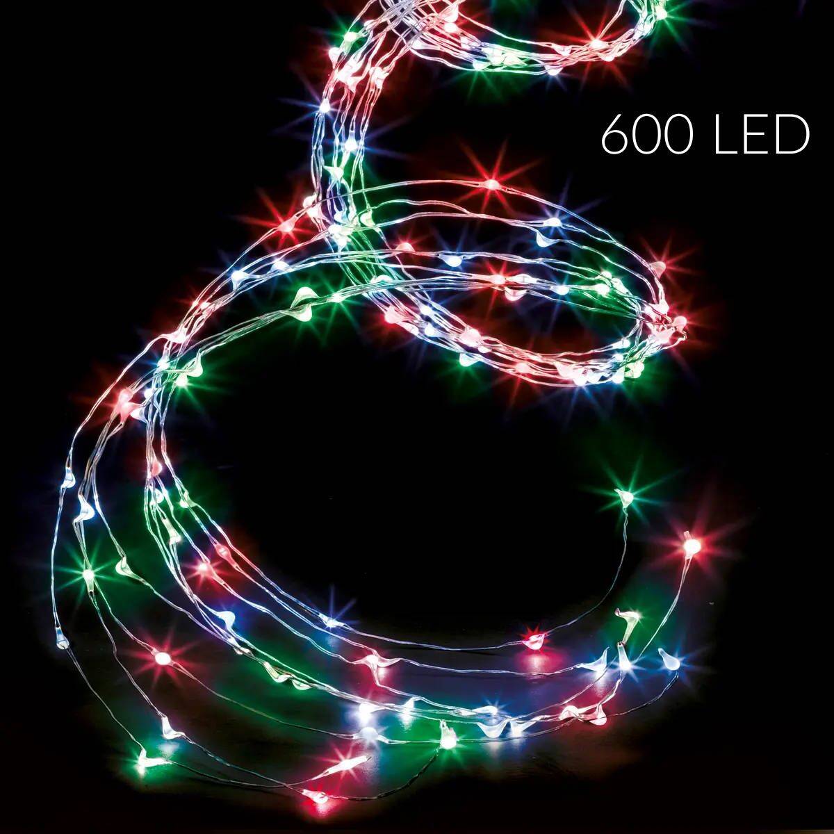 Girlanda świetlna zewnętrzna, kaskada, 600 LED