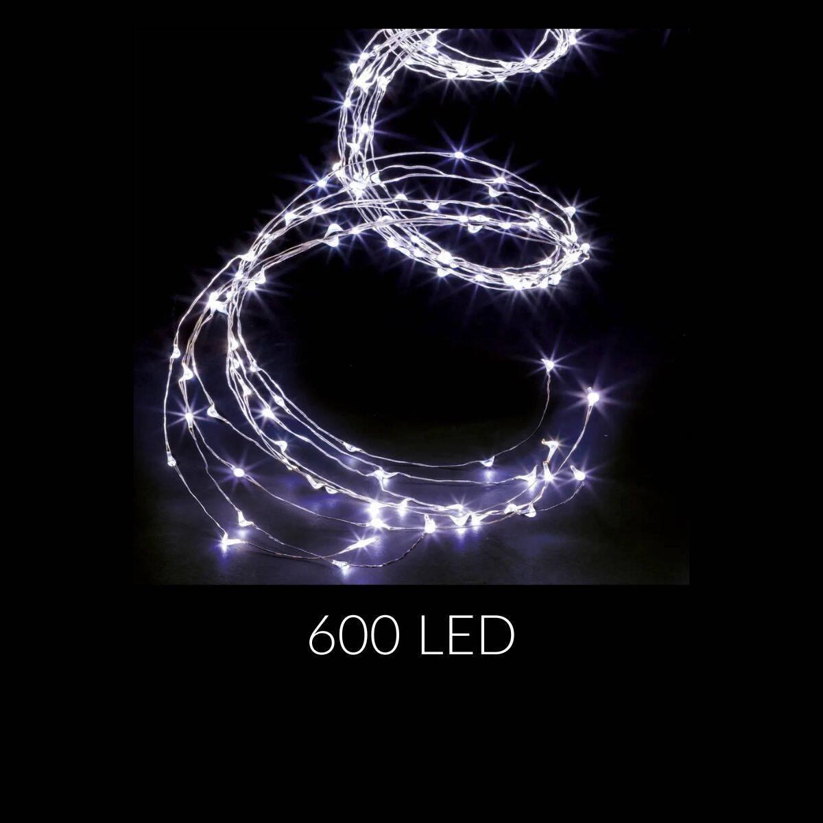 Girlanda świetlna zewnętrzna, kaskada, 600 LED