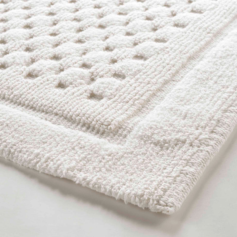 Dywanik łazienkowy DAMARIS, 100% bawełny, ecru, 50 x 80 cm