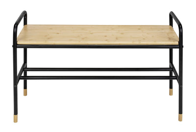 Szafka na buty z bambusową półką, 80 x 50 x 33,5 cm, Loft, WENKO