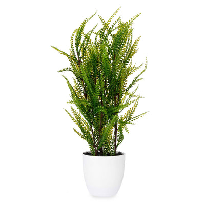 Sztuczna roślina ozdobna w ceramicznej doniczce, 53,5 cm