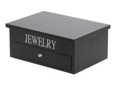 Drewniana szkatułka na biżuterię JEWELRY