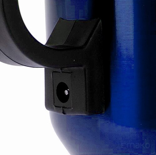 Elektryczny kubek termiczny, 400 ml, kolor niebieski