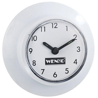 2 x zegar łazienkowy z przyssawką, dekoracyjna folia lustrzana - zestaw, WENKO - EMAKO