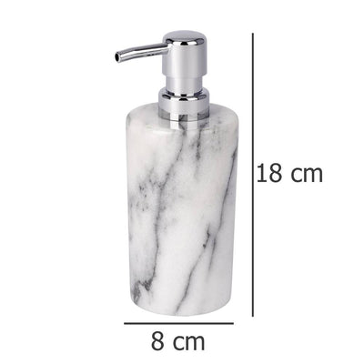 Dozownik do mydła ONYX, marmurowy podajnik na mydło w płynie, 230 ml, WENKO