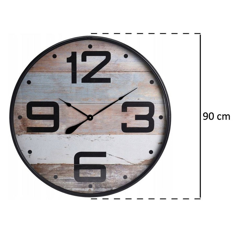 Okrągły zegar ścienny ANTIQUE, wskazówkowy - Ø 90 cm