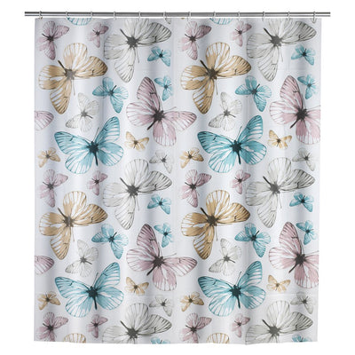 Zasłona prysznicowa Butterfly, PEVA, 180x200 cm, WENKO