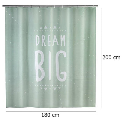 Zasłona prysznicowa Dream Big, PEVA, 180x200 cm, WENKO