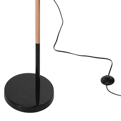 Lampka podłogowa LOFT, stojąca - kolor czarny, 150 cm