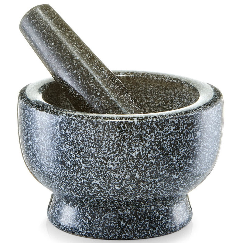Moździerz kuchenny GRANIT z tłuczkiem w ciemnym kolorze granitu, ZELLER 