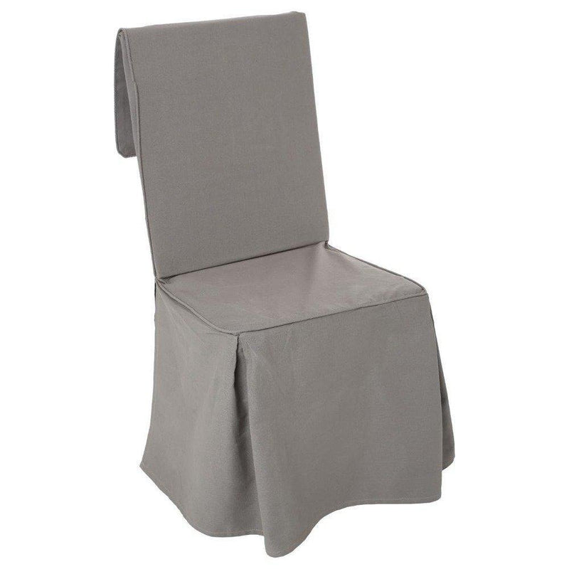 Bawełniany pokrowiec na krzesło, narzuta na fotel, okazjonalny - EMAKO