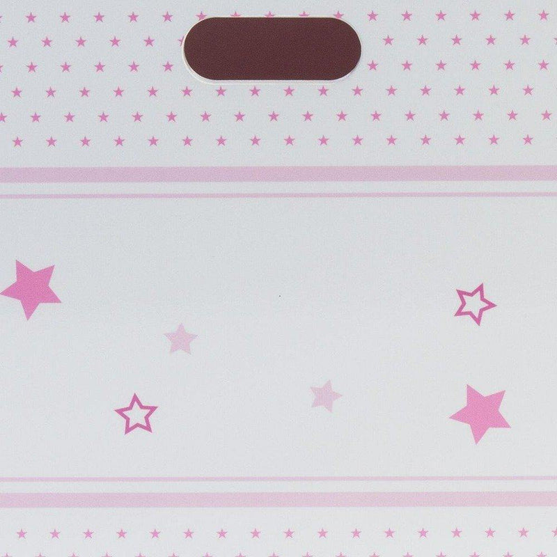 Skrzynia, kufer na zabawki  - kolor różowy, 58 x 38 x 38 cm