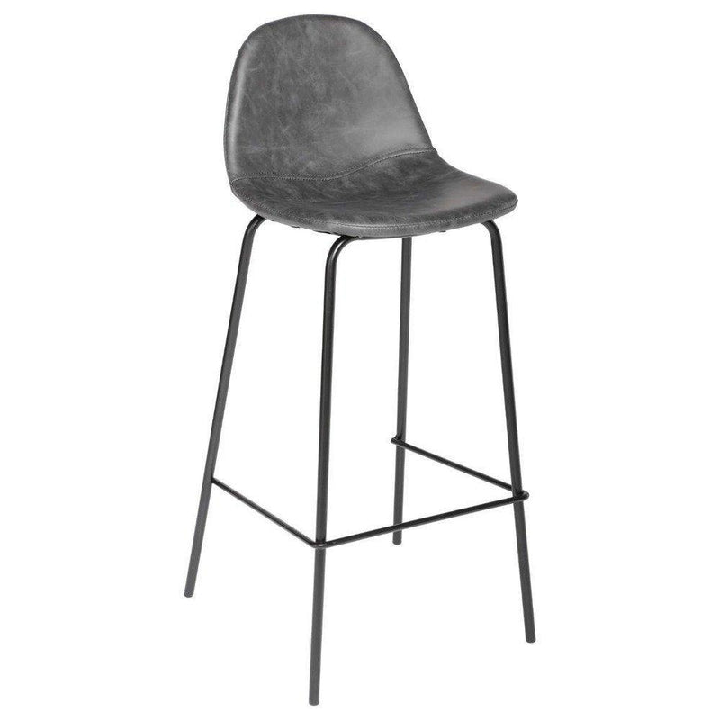 Stołek barowy VLADI, krzesło na podwyższeniu, VINTAGE, wysokość: 95 cm