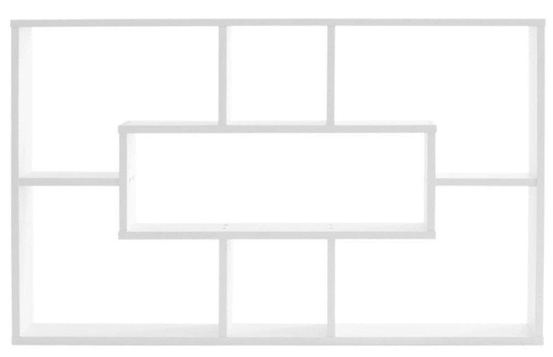 Półka ścienna MULTI - kolor biały, 76 x 9 x 48 cm