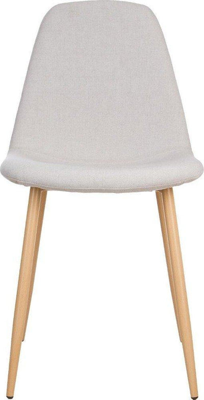 Krzesło tapicerowane ROKA do jadalni, jasnoszary