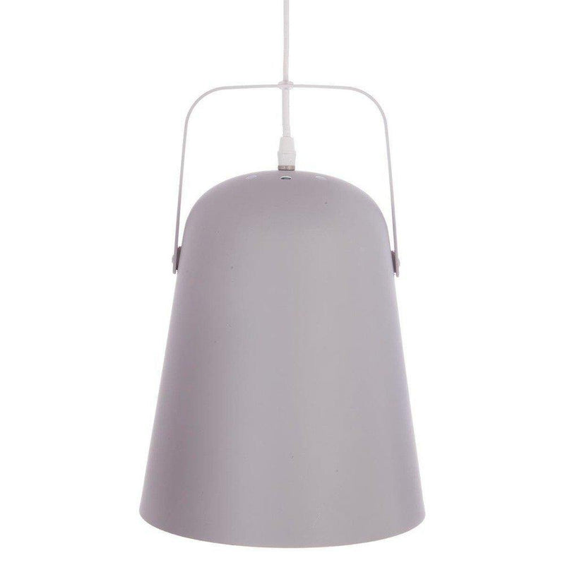 Metalowa lampa sufitowa kolor szary, Ø 22 cm