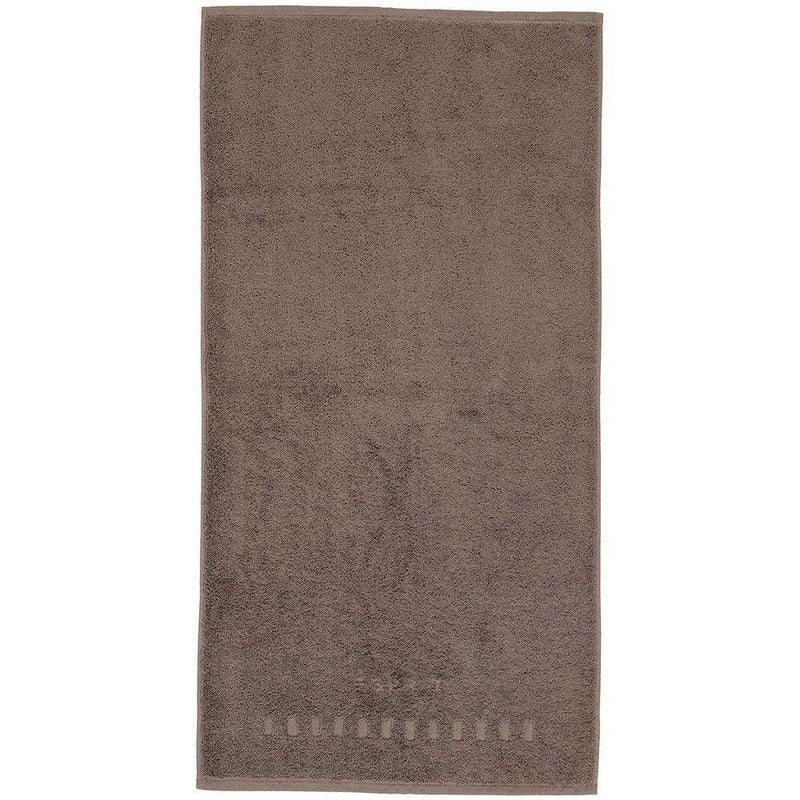 Ekskluzywny ręcznik frotte w kolorze brązowym, luksusowy ręcznik, ręcznik z haftem, komplet ręczników, Esprit