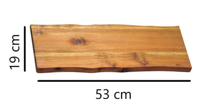 Deska do krojenia z drewna akacjowego, gruba podstawka do serwowania dań