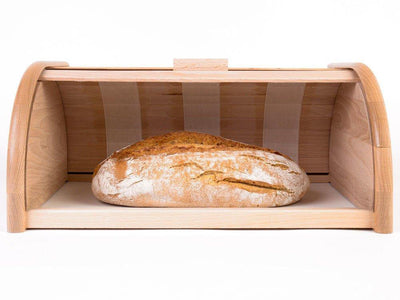 Chlebak z drewna bukowego, drewniany pojemnik na chleb, chlebak retro, pojemnik na pieczywo, chlebak, akcesoria kuchenne, Kesper