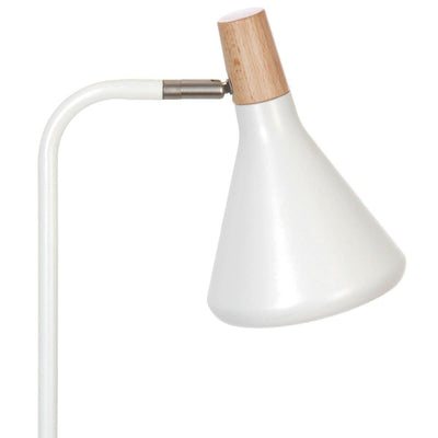 Lampa podłogowa z metalu, designerska lampa, lampa dekoracyjna, lampa z metalu, lampy stylowe stojące, metalowa lampa, biała lampa