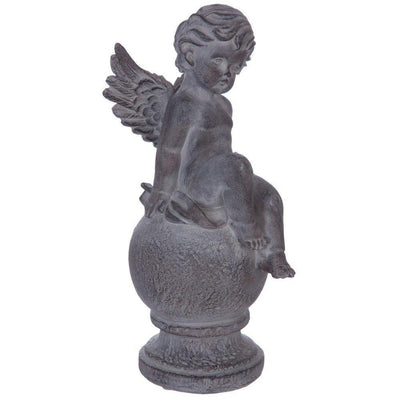 Figurka aniołka z żywicy poliestrowej, dekoracja ogrodowa, figurki dekoracyjne, posążek, anioł stróż, aniołek, figurki aniołów