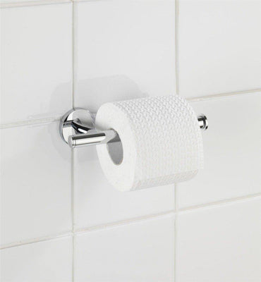 Wieszak na papier toaletowy w formie drążka, ścienny uchwyt CUBA wykonany z metalu - WENKO