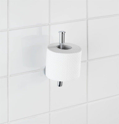 Wieszak na papier toaletowy w formie drążka, ścienny uchwyt CUBA wykonany z metalu - WENKO