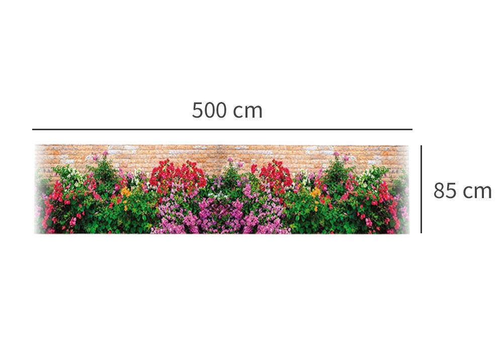 Osłona balkonowa Flower - 500 x 85 cm, WENKO