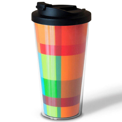 Kolorowy kubek termiczny 'Coffee to go Funky Kilt', 450 ml, REMEMBER 