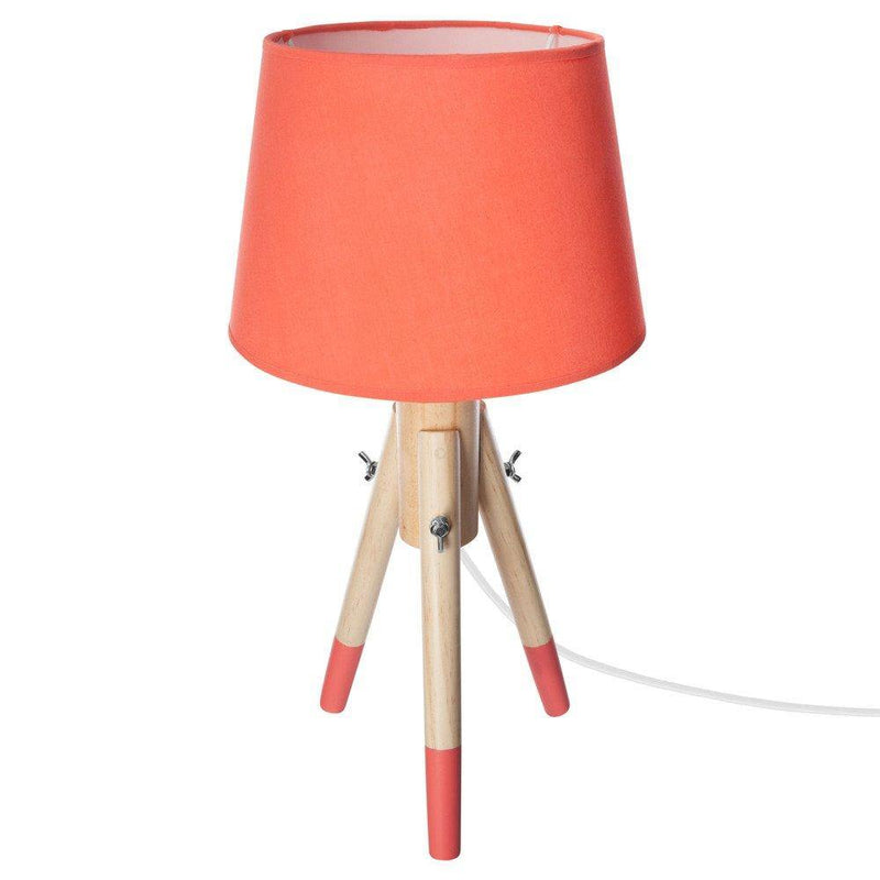 Lampa stołowa na trójnogu BREAK, 46 cm, kolor czerwony