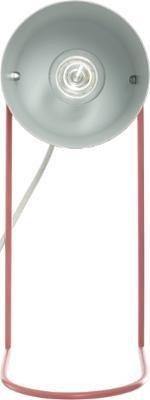 Lampka stołowa na metalowej podstawie DOLLI, 30 cm, różowa