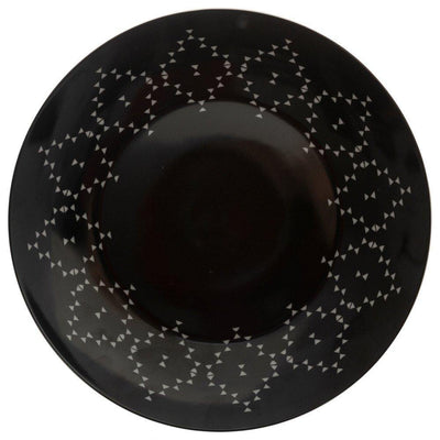 Talerz deserowy OUTLAND, Ø19 cm, czarny, porcelana