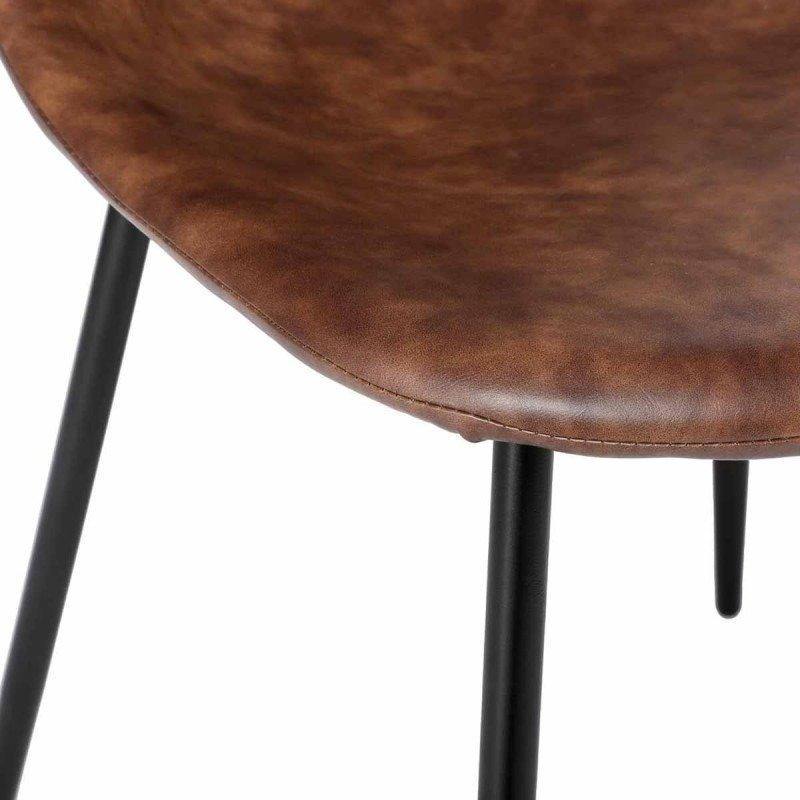 Krzesło do jadalni VLADI, kolor brązowy