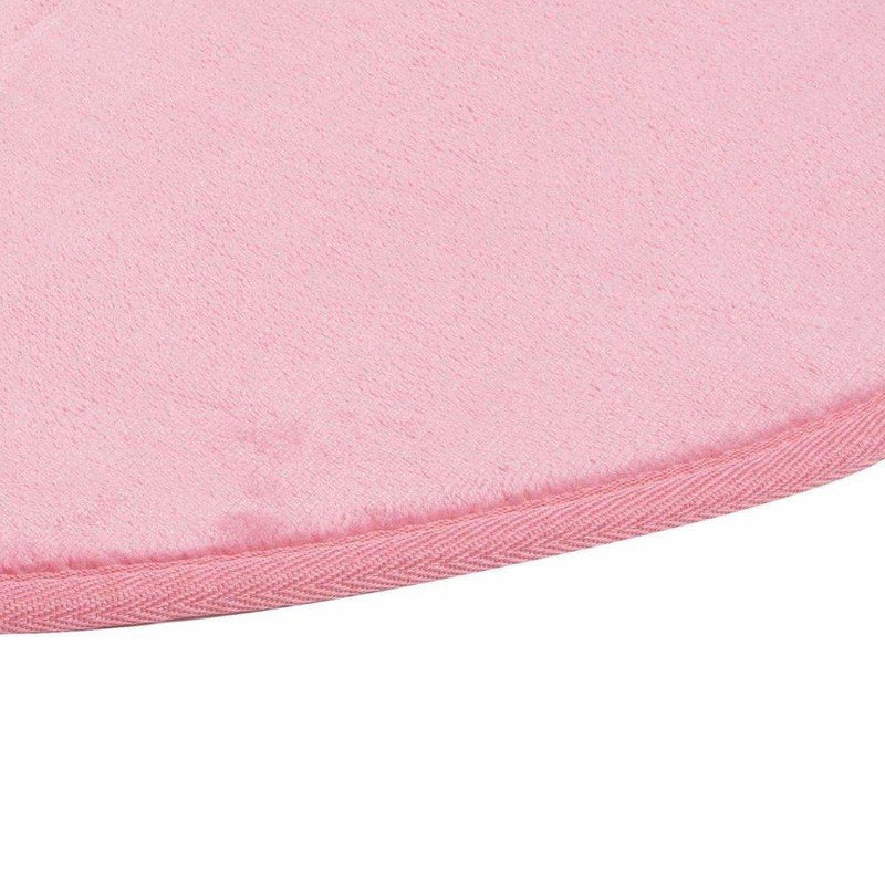 Dywanik dekoracyjny okrągły RONDO, Ø 90 cm, kolor różowy