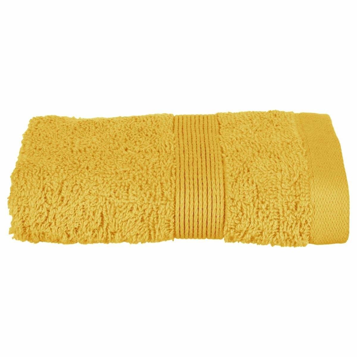 Ręcznik bawełniany, 30 x 50 cm, kolor żółty