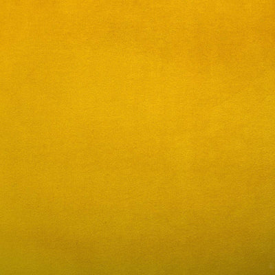 Taboret tapicerowany VELVET, kolor musztardowy, Ø 32 cm