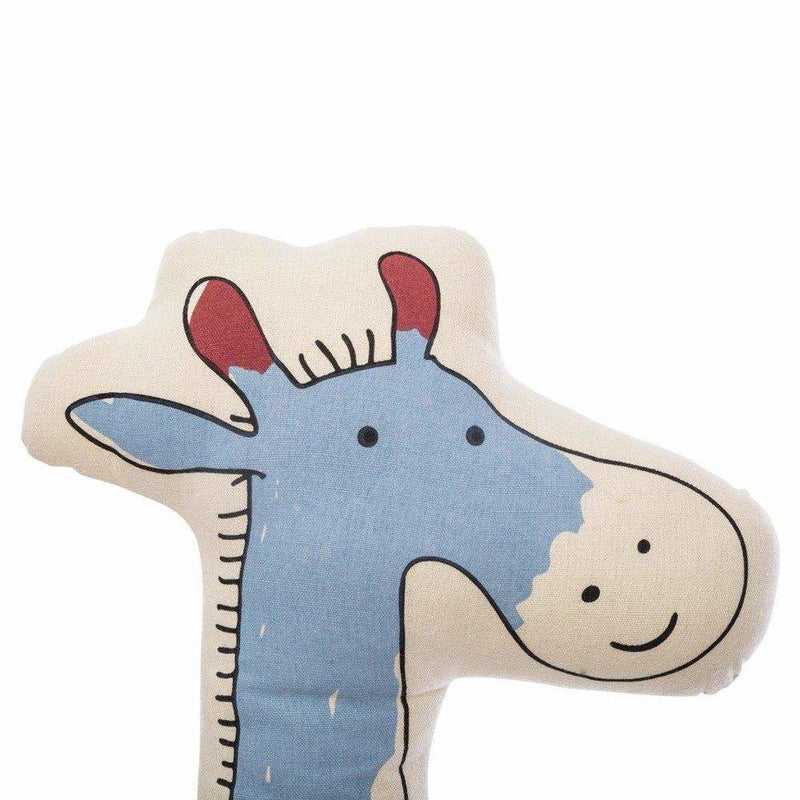 Poduszka dla dziecka z motywem żyrafy, 66 cm, kolor niebieski