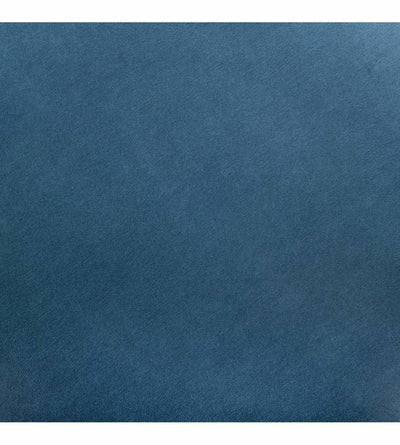 Taboret tapicerowany VELVET, kolor niebieski, Ø 32 cm