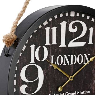 Zegar ścienny, wiszący na sznurze, LONDON, Ø52 cm