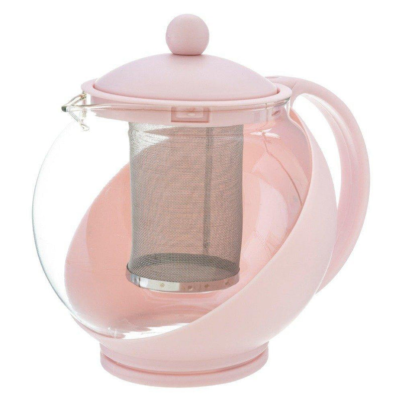 Dzbanek z zaparzaczem do herbaty Hestia, 1250 ml, Secret de Gourmet, różowy