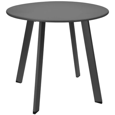Stolik okazjonalny metalowy, Ø 50 x 45 cm, kolor ciemnoszary