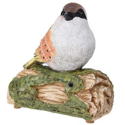 Ozdobny ptak odgrywający melodie, 14 cm, figurka dekoracyjna